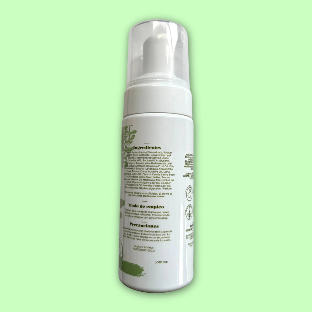 Mousse para limpieza Facial Selvoria 150 ml.