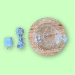 Nebulizador de Aceites Esenciales de Vidrio | Difusor Sin Agua para Aromaterapia