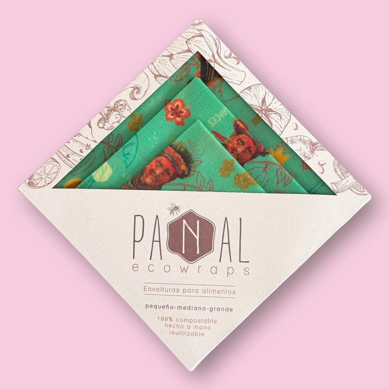 Envolturas para Alimentos Reutilizables Ecowraps Panal x 3 unidades - Image 3