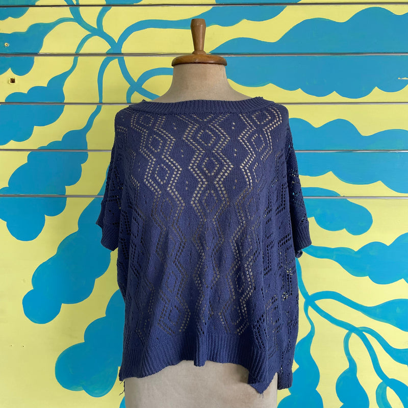 Saco Azul Tejido - Image 1