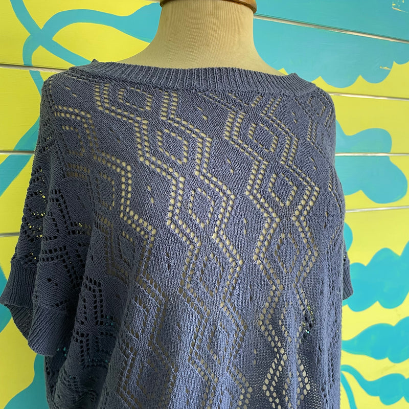 Saco Azul Tejido - Image 3