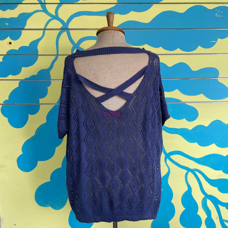 Saco Azul Tejido - Image 4