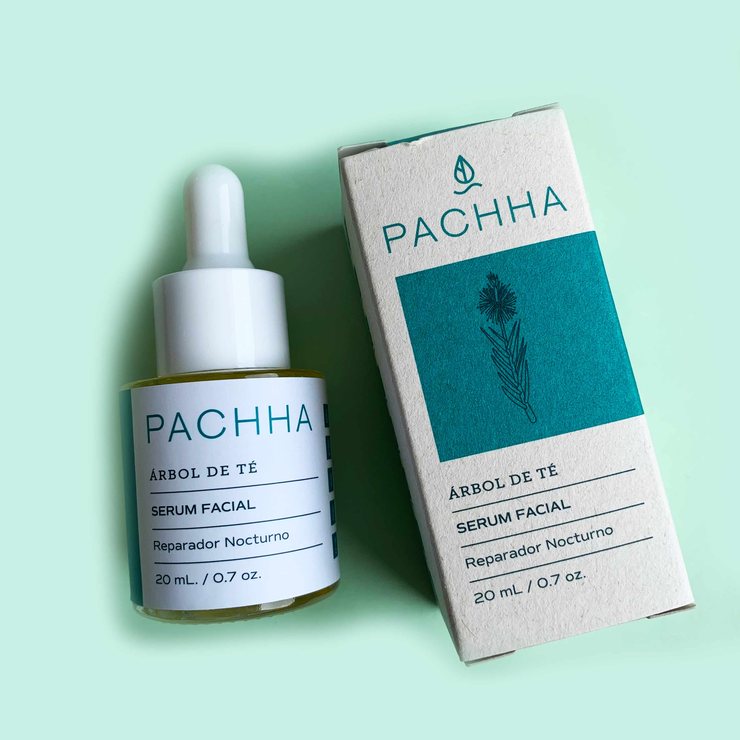 Serum Facial Reparador Nocturno Pachha - Árbol de Té 20 ml. - Gallery 1