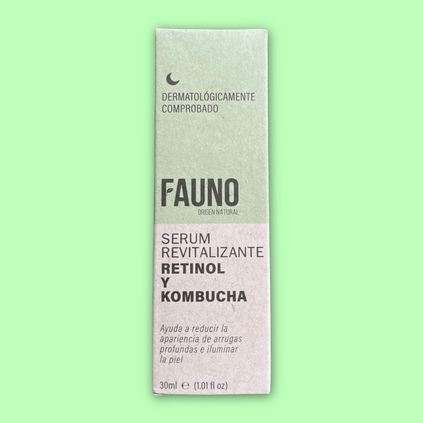 Serum Revitalizante Retinol y Kombucha Fauno 30 ml. - Secondary