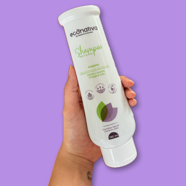 Shampoo Natural Romero, Quina y Ortiga Econativa 280 gr. - Secondary