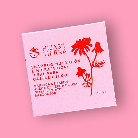 Shampoo Nutrición e Hidratación para Cabello Seco Hijas de la Tierra 80 gr.