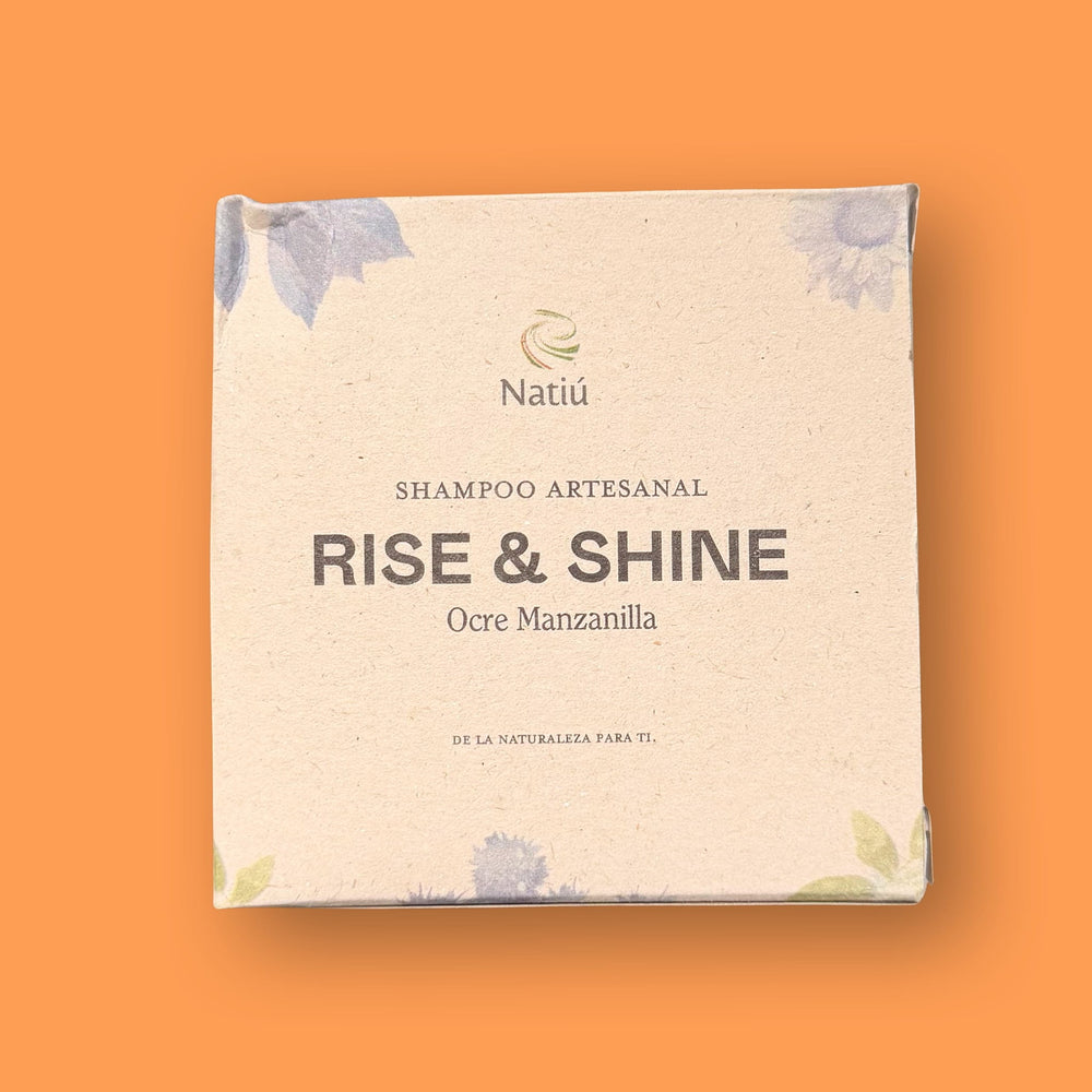 Shampoo Sólido Rise & Shine Ocre Manzanilla Oiris 115 gr.