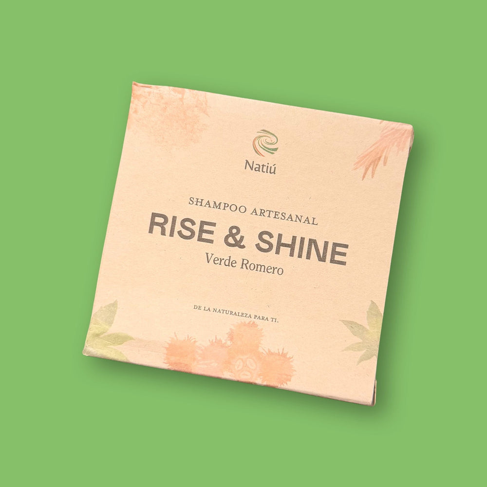 Shampoo Sólido Rise & Shine Verde Romero Oiris 115 gr.
