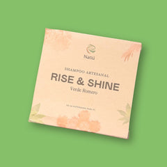 Shampoo Sólido Rise & Shine Verde Romero Oiris 115 gr.