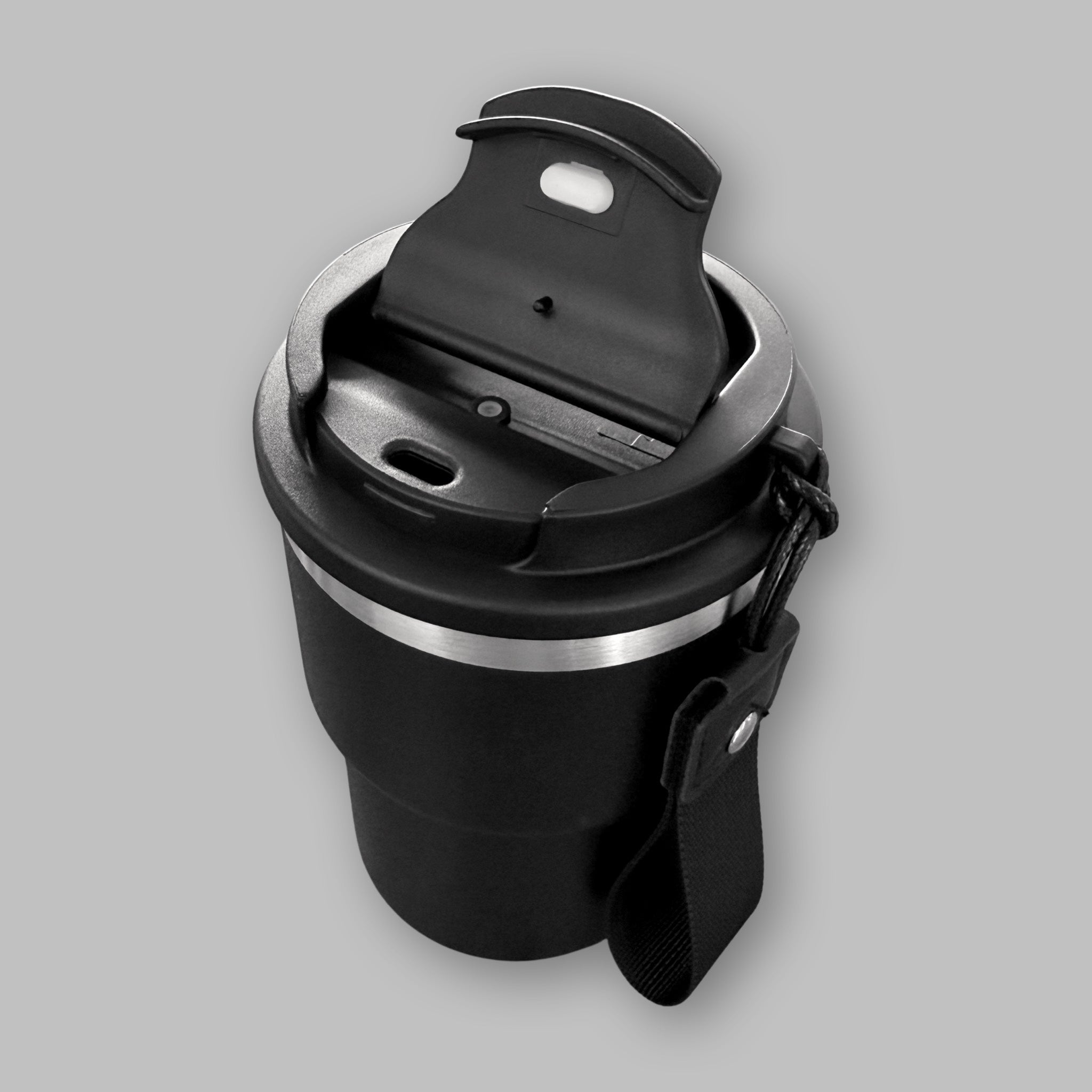 Termo térmico de acero inoxidable 16 oz | Vaso térmico reutilizable para café y bebidas - Gallery 7