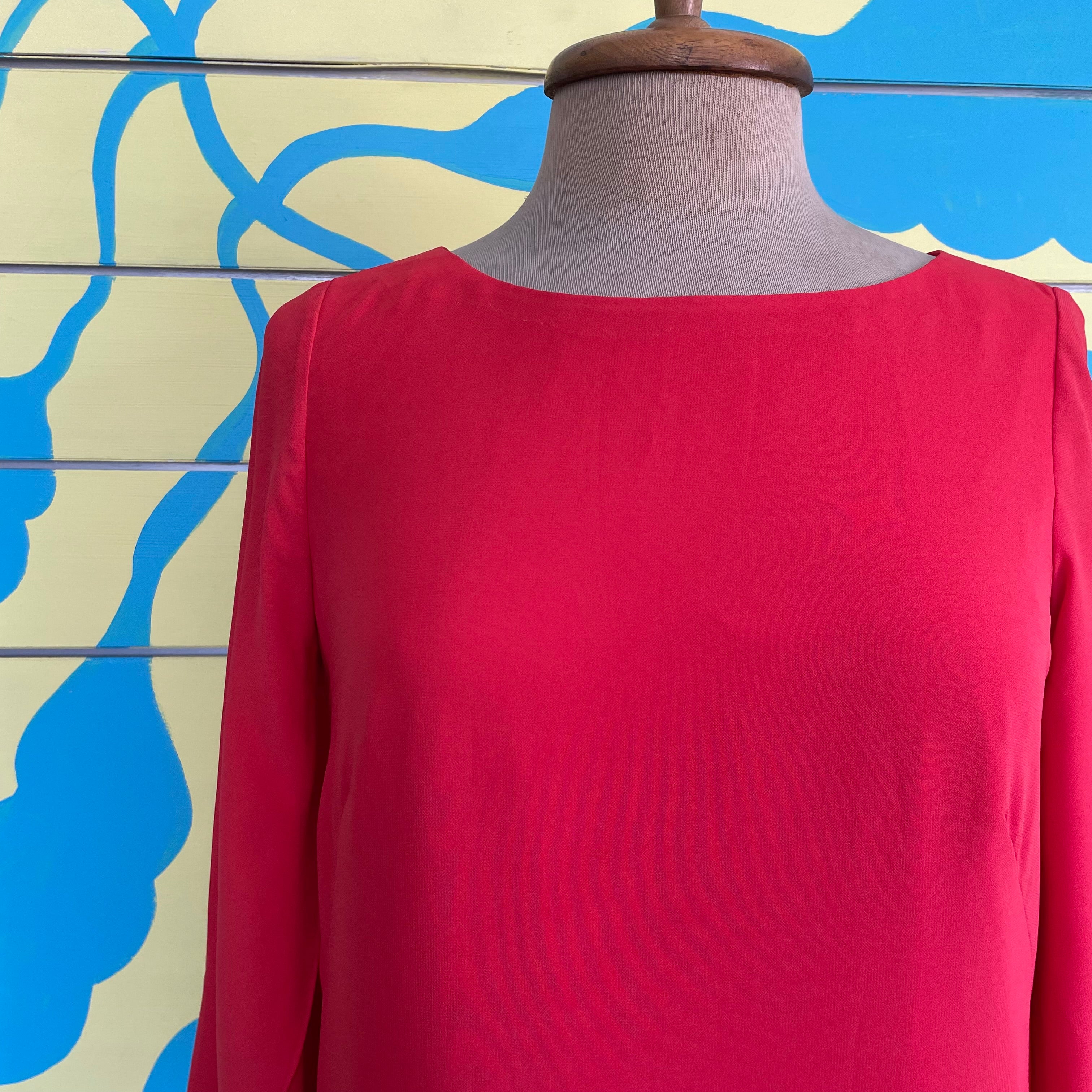 Vestido Salmon Flores - Gallery 6