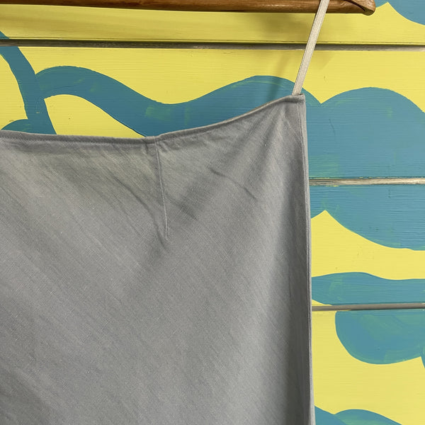 Falda Azul Lino - Secondary