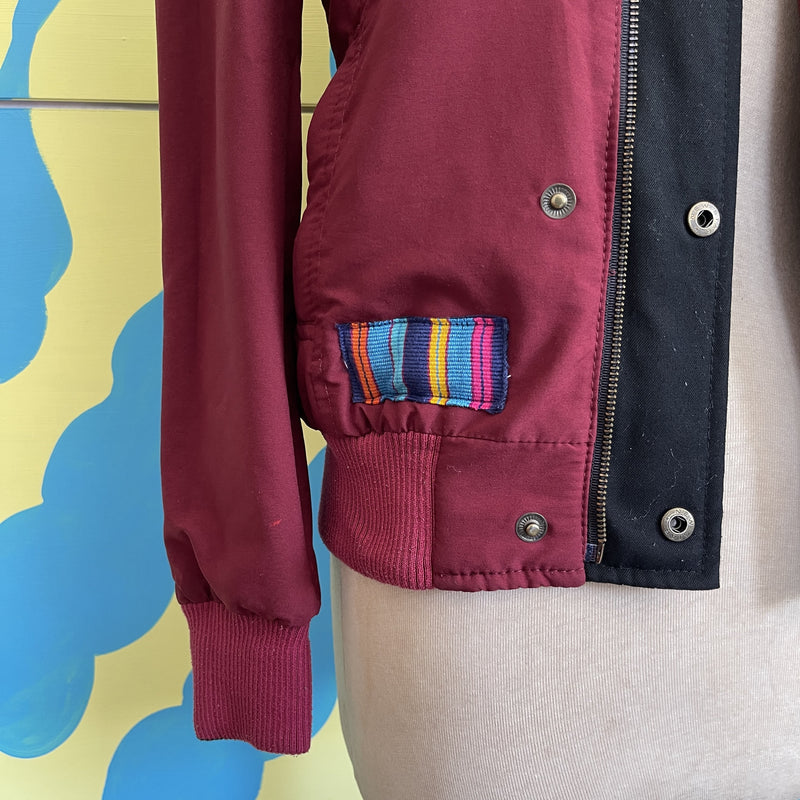 Chaqueta Capucha Doble Faz Vinotinto Waffer Victoria - Image 5