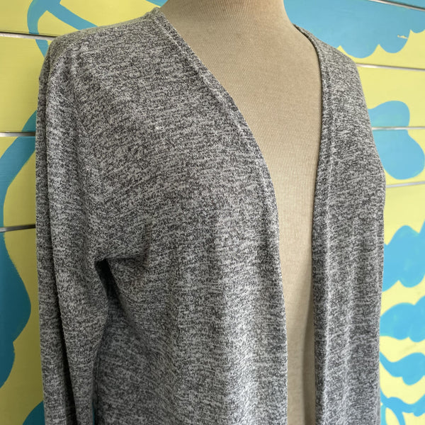 Saco Tejido Tipo Abrigo Gris - Secondary