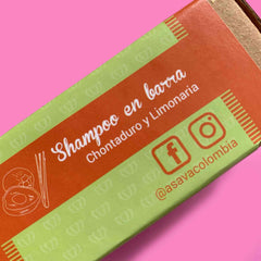 Shampoo en Barra Asava para Cabello Crespo 90 gr.
