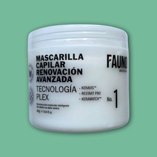 Mascarilla Capilar Renovación Avanzada Tecnología Plex 300 gr. Fauno