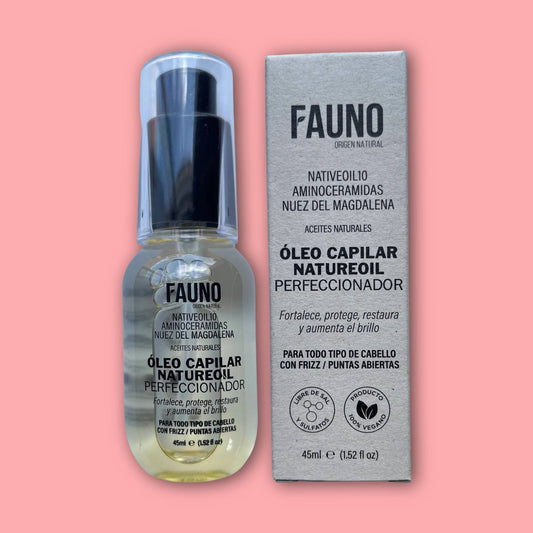 Óleo Capilar Natureoil Fauno 45 ml.