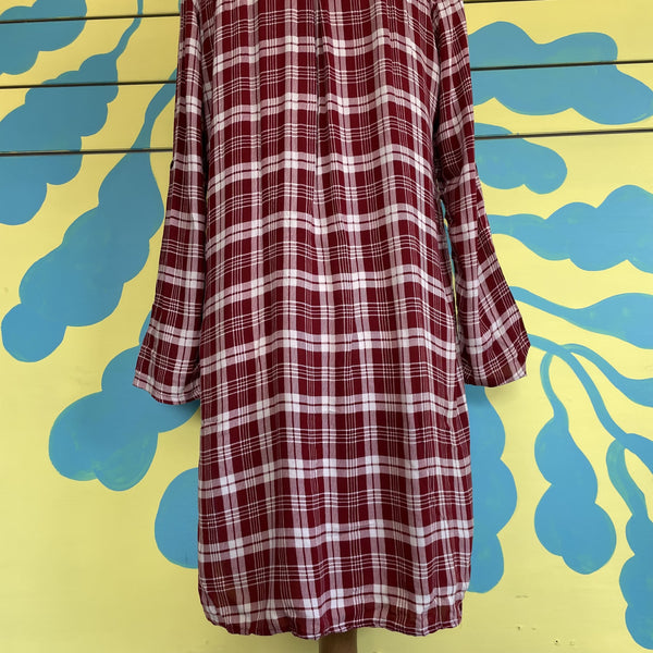 Camisa Leñadora Larga Roja y Blanco - Secondary