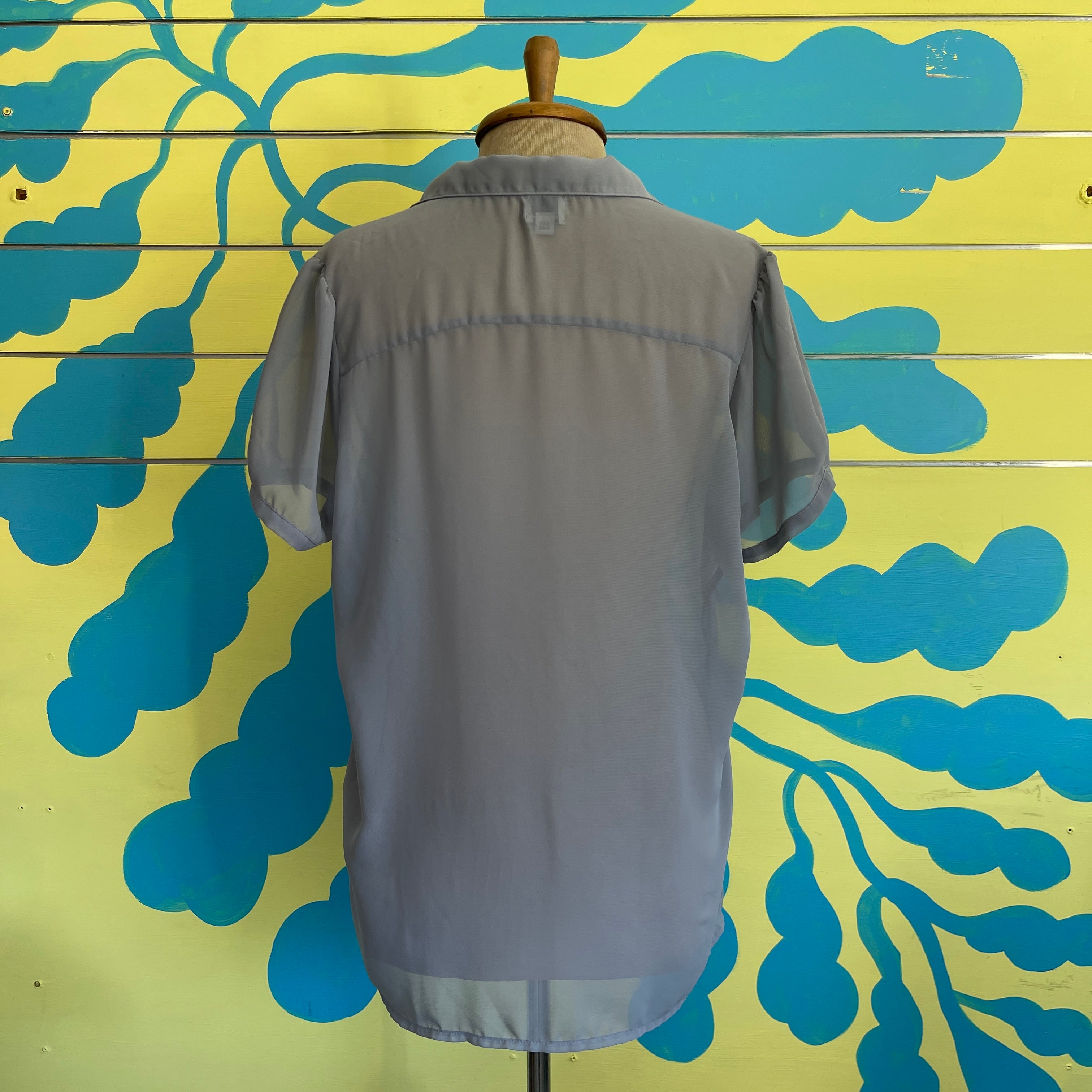 Blusa Gris Transparente - Gallery 4