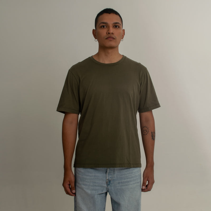 Camiseta Sacramento Verde Militar 100% Algodón Regular Fit Andante - Image 2