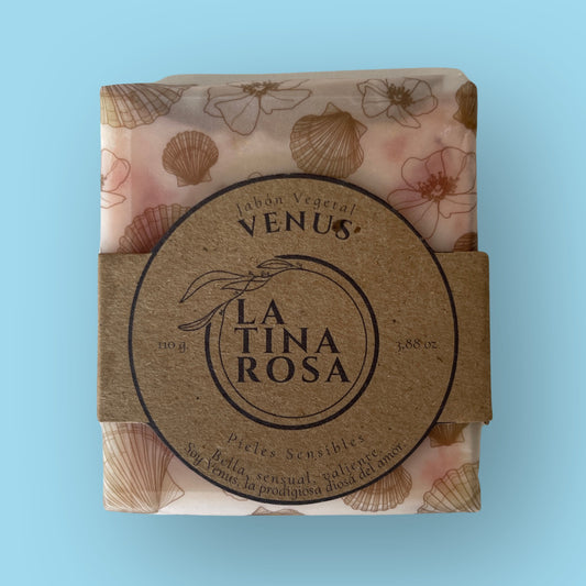 Jabón Vegetal Venus 110 gr. La Tina Rosa