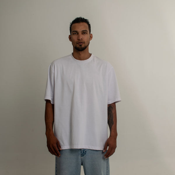 Camiseta Berlín Blanca 100% Algodón Box Fit Andante