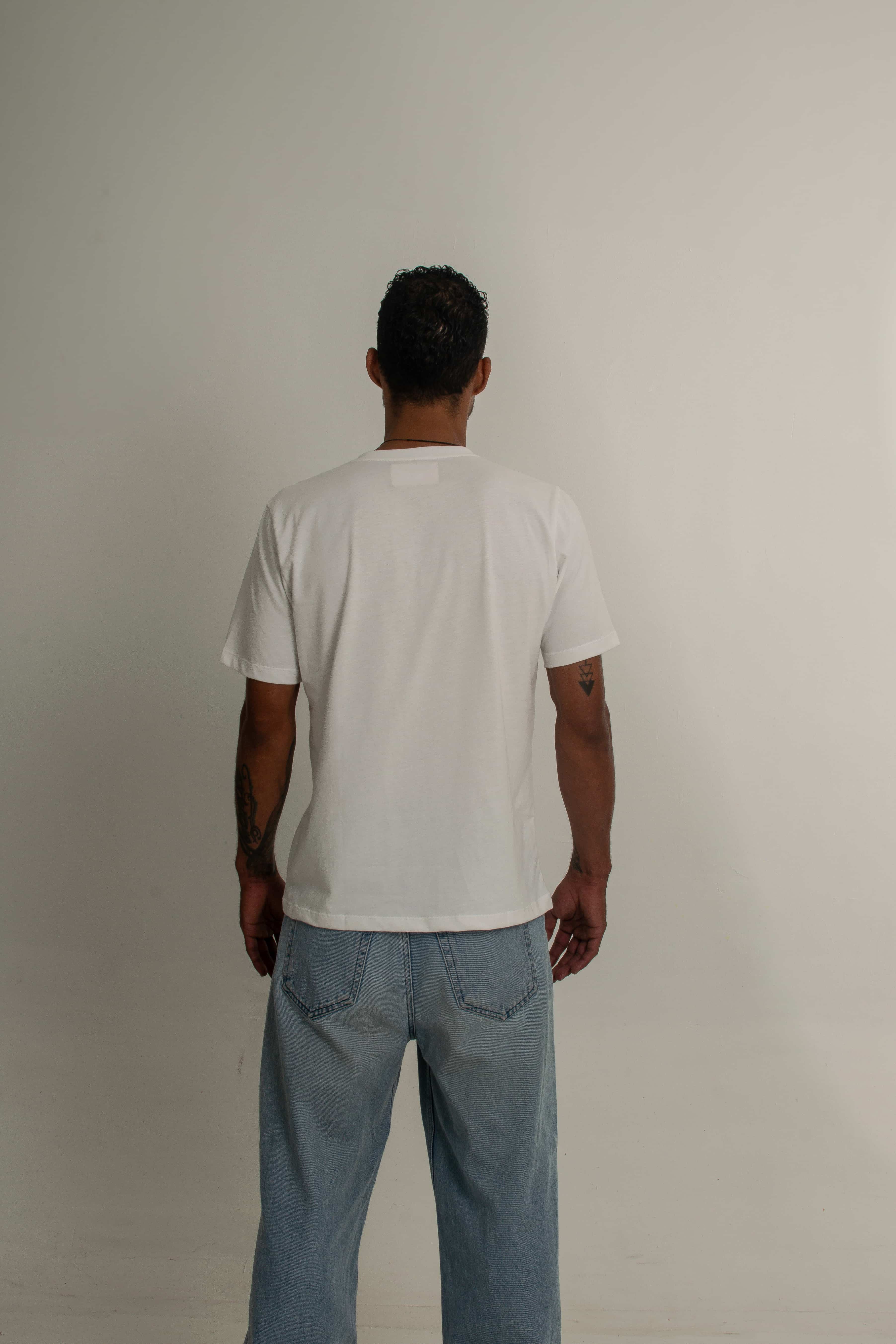 Camiseta Berlín Blanca 100% Algodón Box Fit Andante - Gallery 2