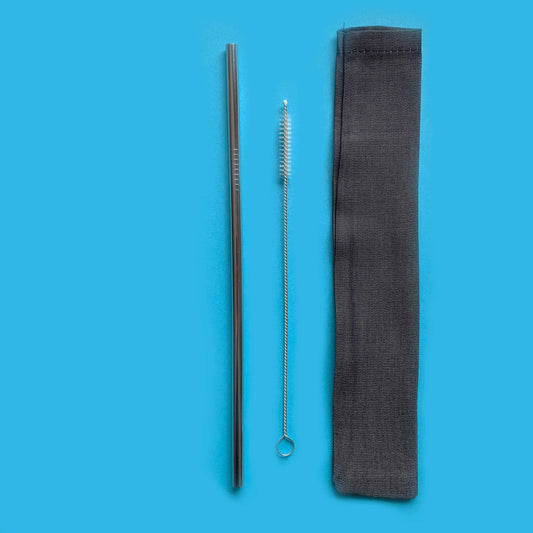 Pitillo de Acero + Limpiador + Funda Ecosapiens