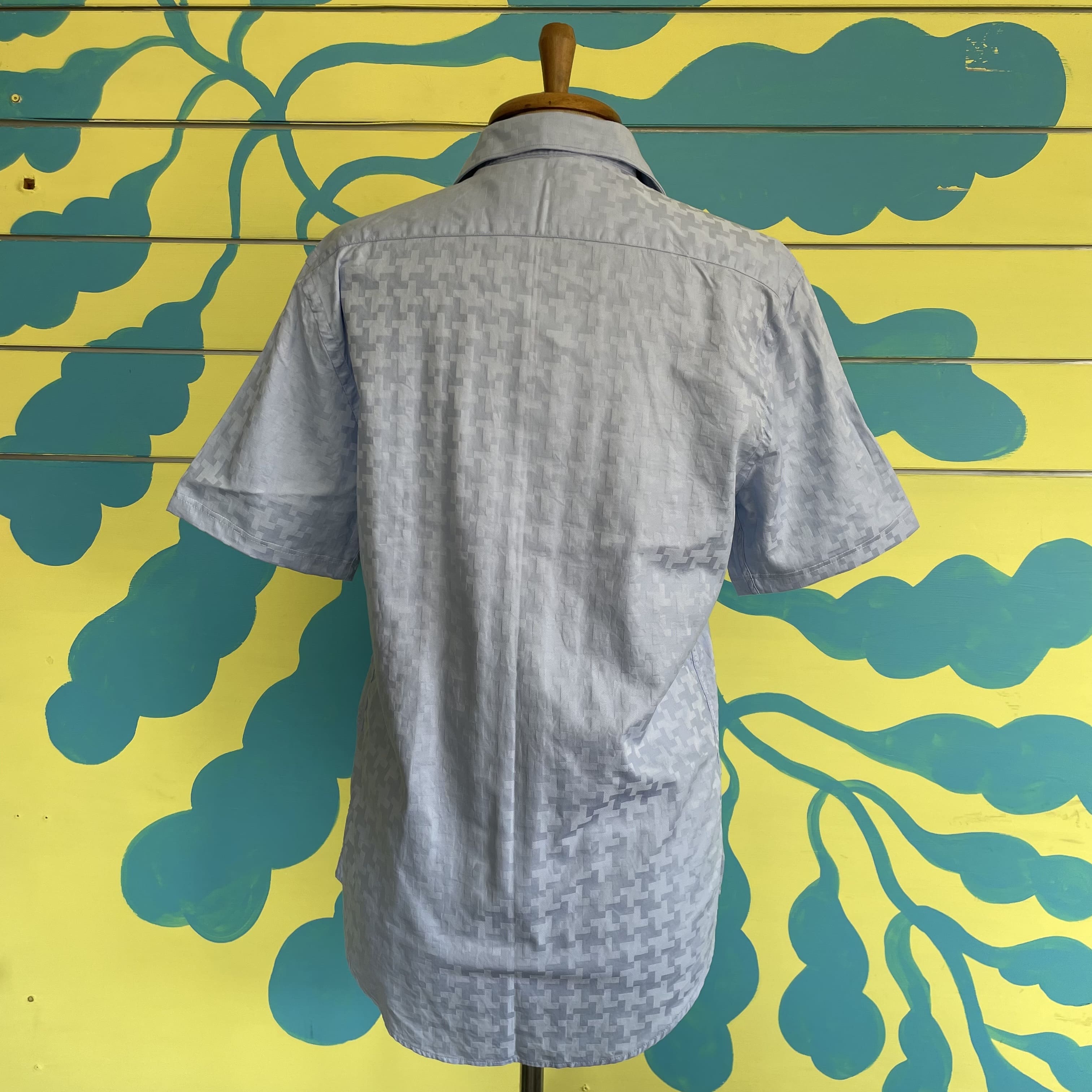 Camisa Azul Slim Fit Hombre - Gallery 5