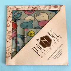 Envolturas para Alimentos Reutilizables Ecowraps Panal x 3 unidades