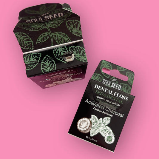 Seda Dental de Carbón Activado 50 mts Soul Seed