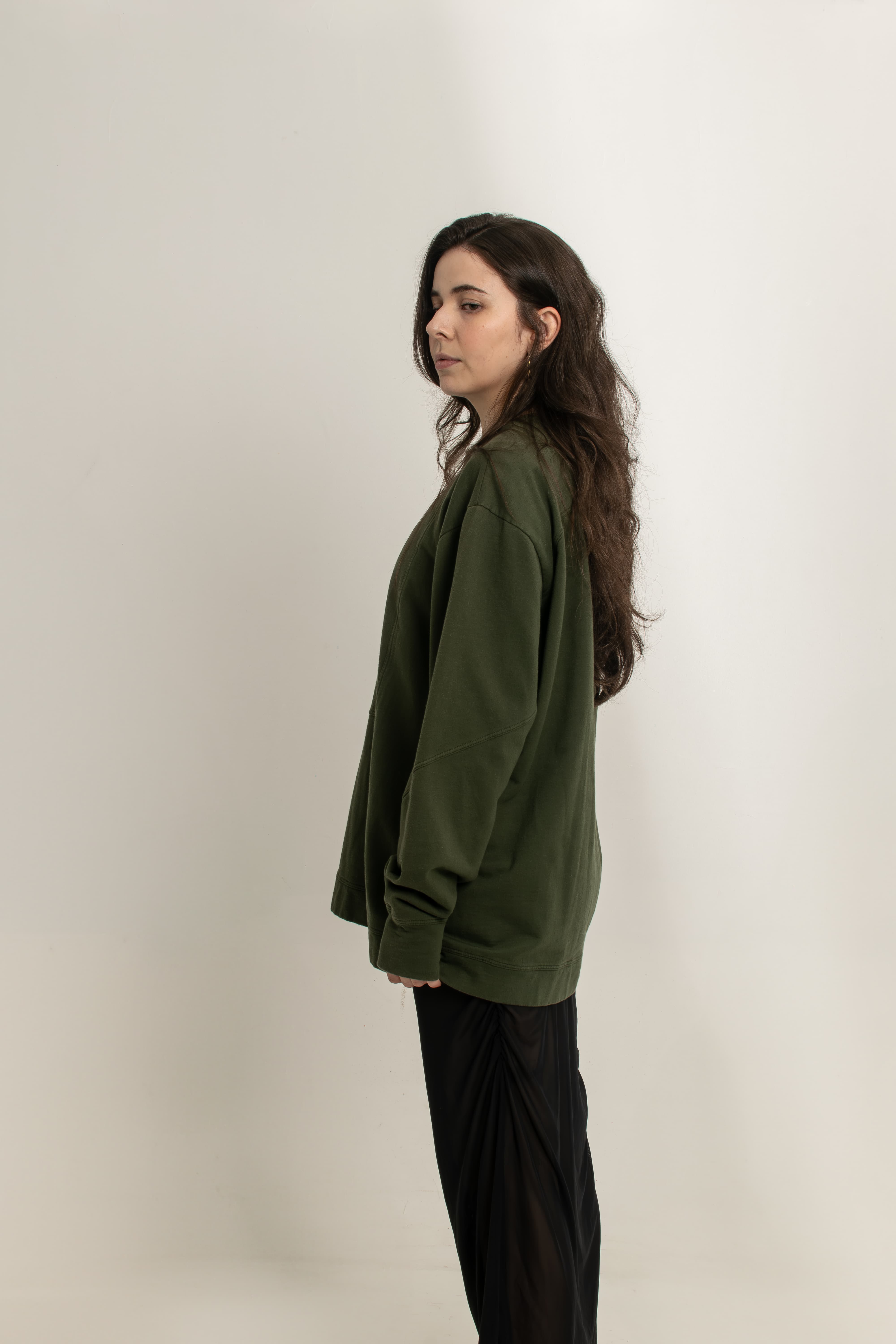 Buzo Tokio Verde Militar 100% Algodón Relaxed Fit Andante - Gallery 7