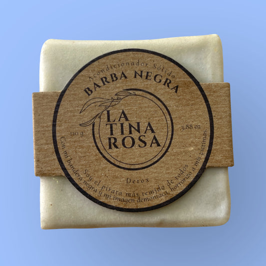 Acondicionador Sólido Barba Negra 110 gr. La Tina Rosa