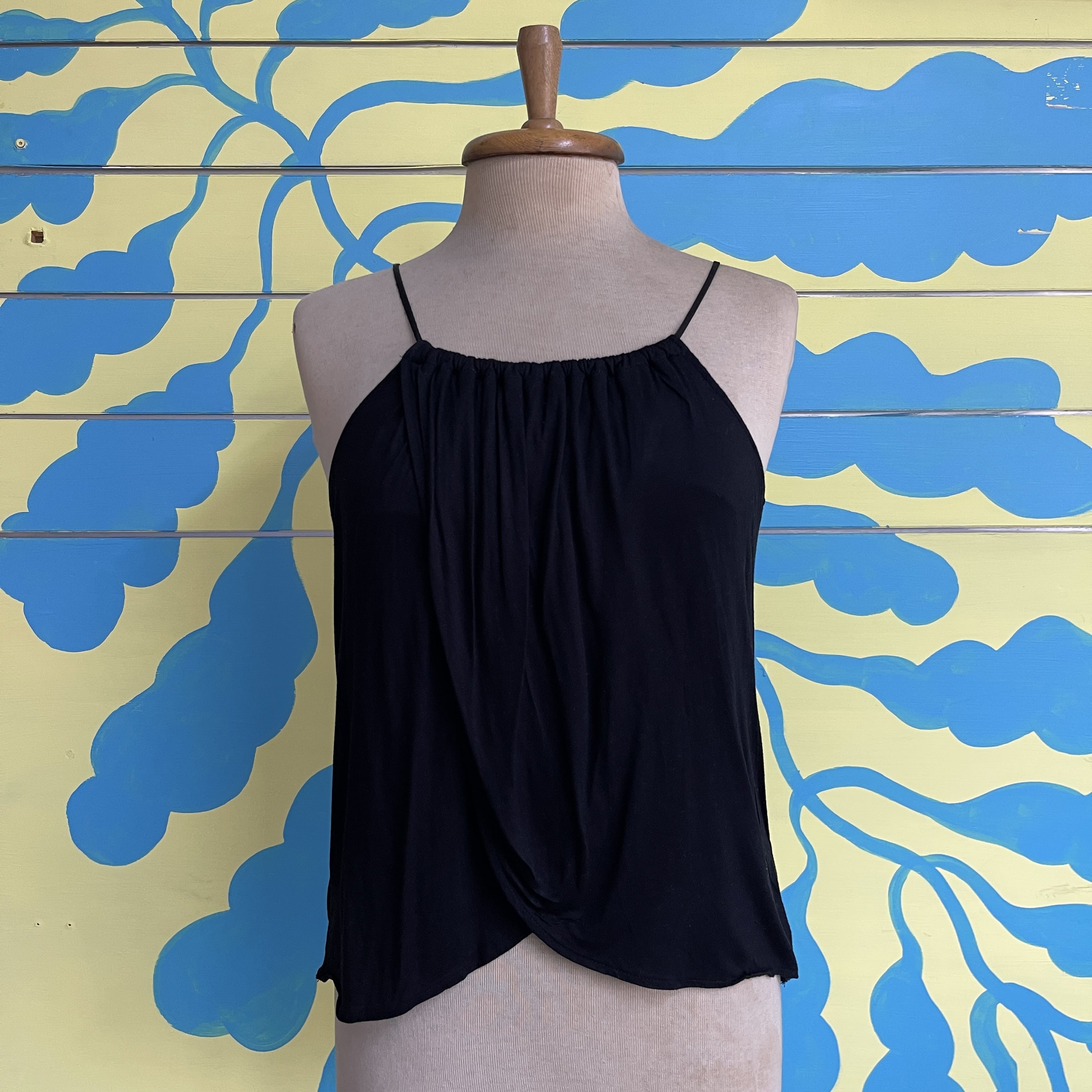Camisa Tiras Negra - Gallery 1