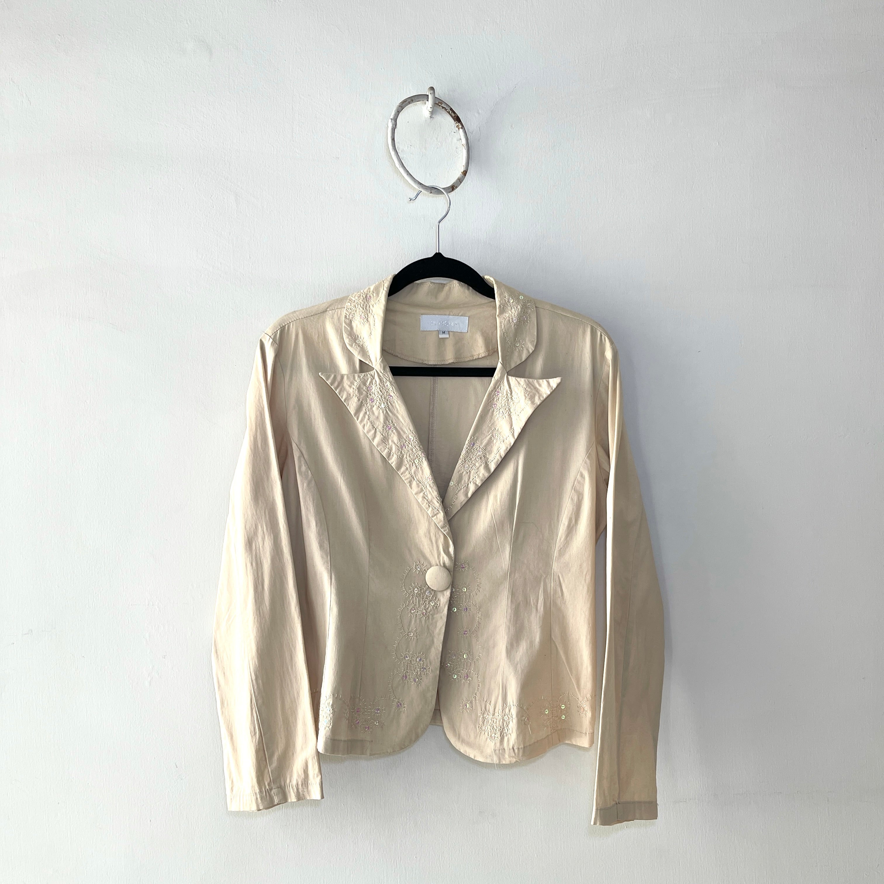Chaqueta Blazer Baige - Gallery 1