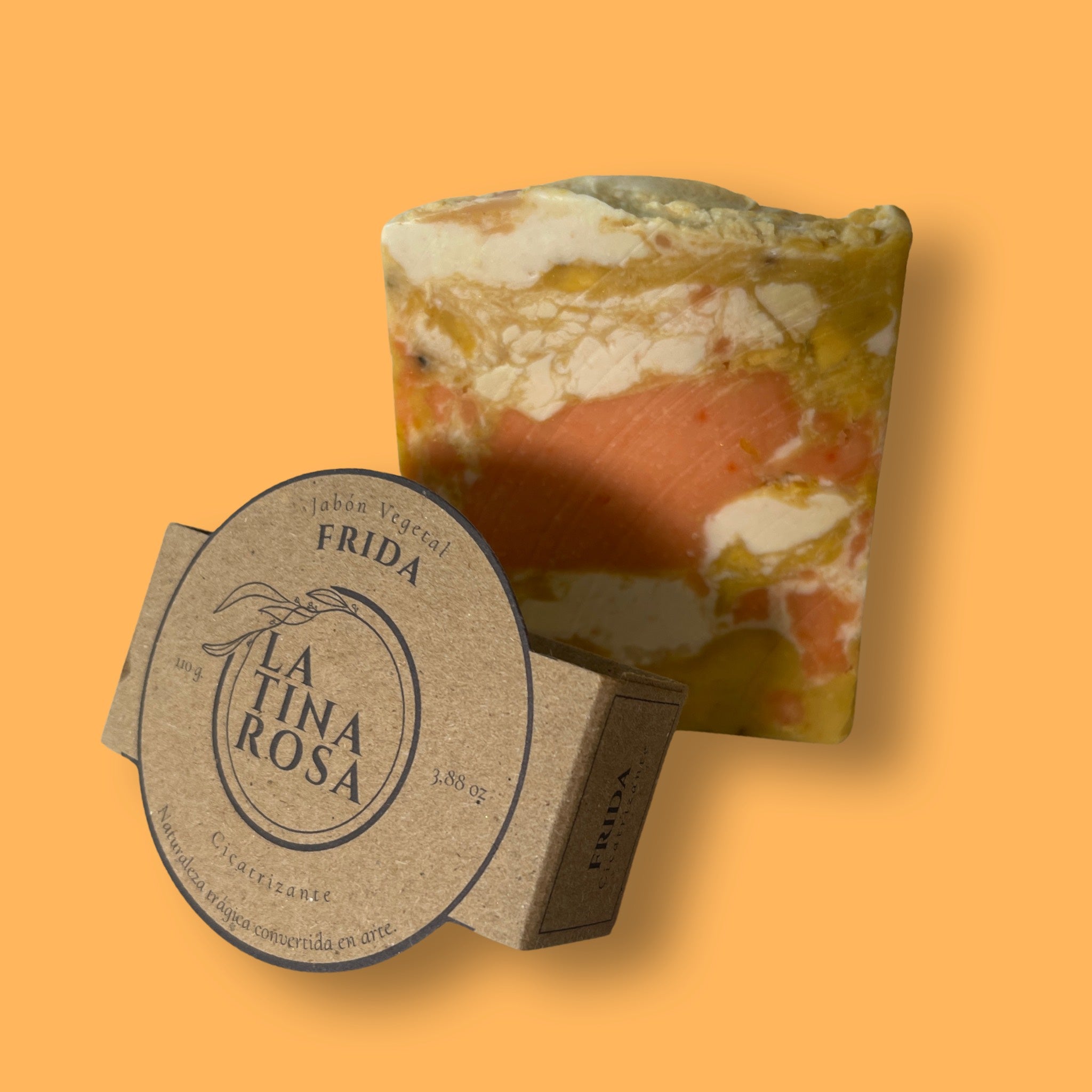 Jabón Vegetal Frida 110 gr. La Tina Rosa - Gallery 3