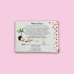 Jabón Corporal de Coco Rosas Geranio y Mandarina 110gr. Lamena