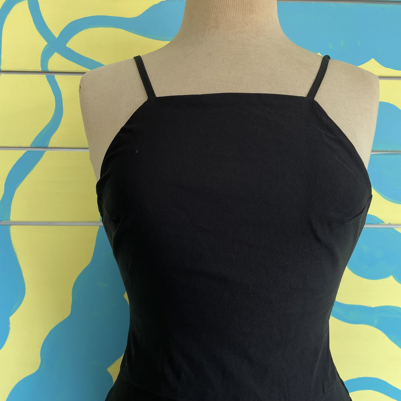 Vestido Negro Corto Karibik - Image 3