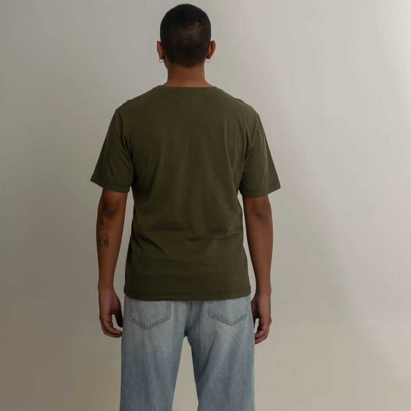 Camiseta Sacramento Verde Militar 100% Algodón Regular Fit Andante - Image 3