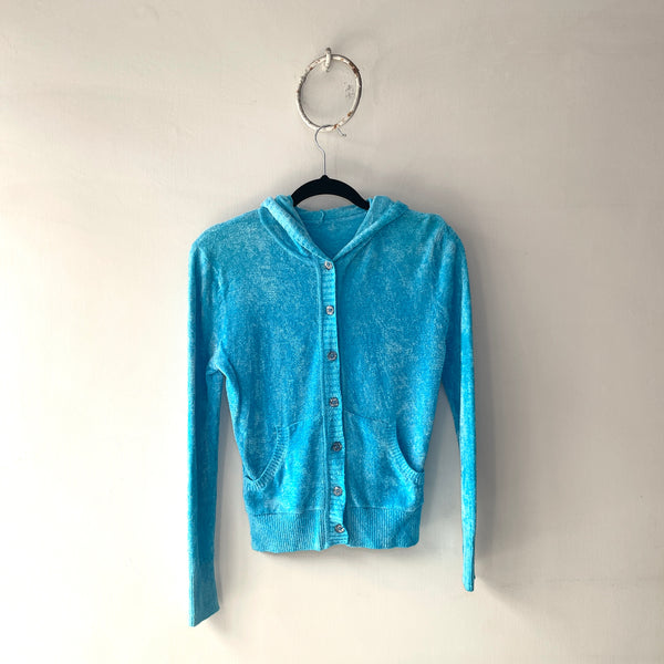 Saco Azul Peludo