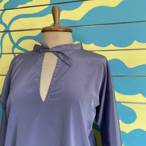 Camisa Morada de Seda - Secondary