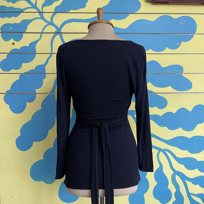 Camisa Manga Larga Cuello V Tira - Image 3