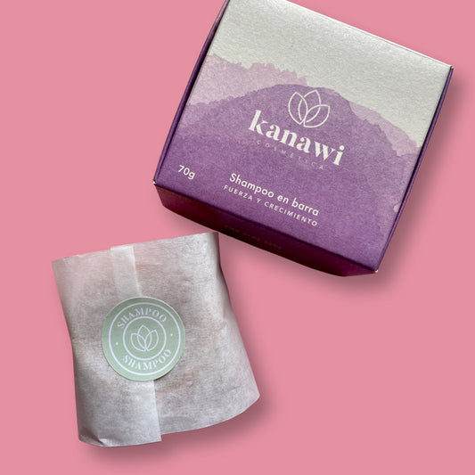 Shampoo en Barra Fuerza y crecimiento (Aloe) 70 gr. Kanawi