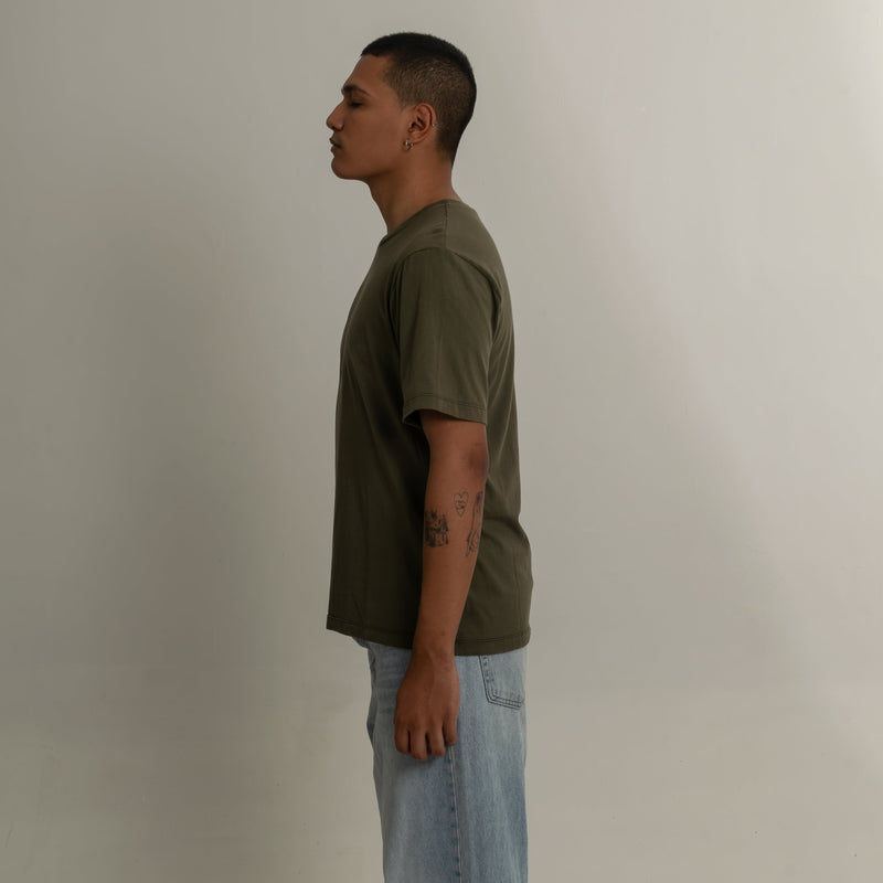 Camiseta Sacramento Verde Militar 100% Algodón Regular Fit Andante - Image 5