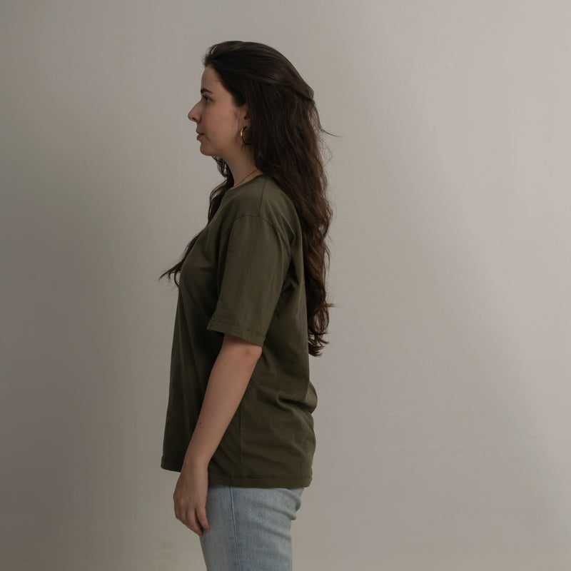 Camiseta Sacramento Verde Militar 100% Algodón Regular Fit Andante - Image 6
