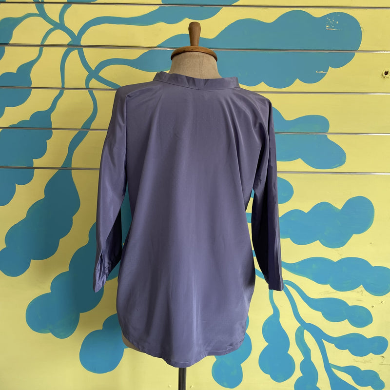 Camisa Morada de Seda - Image 4