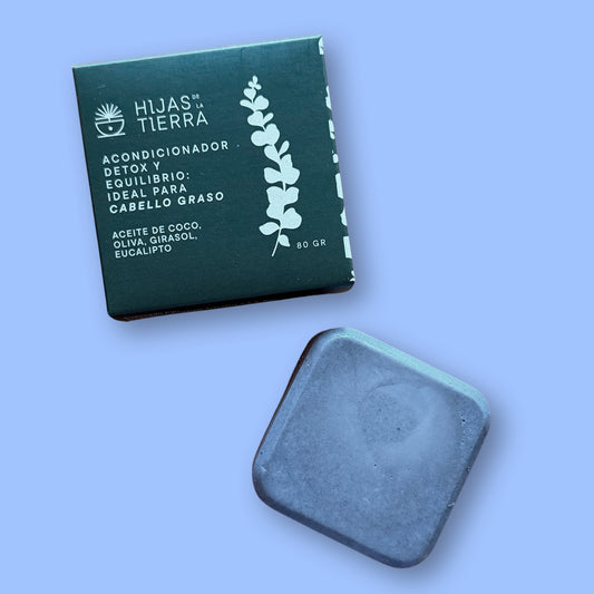 Acondicionador Detox y Equilibrio Ideal para Cabello Graso Hijas de la Tierra 80 gr.