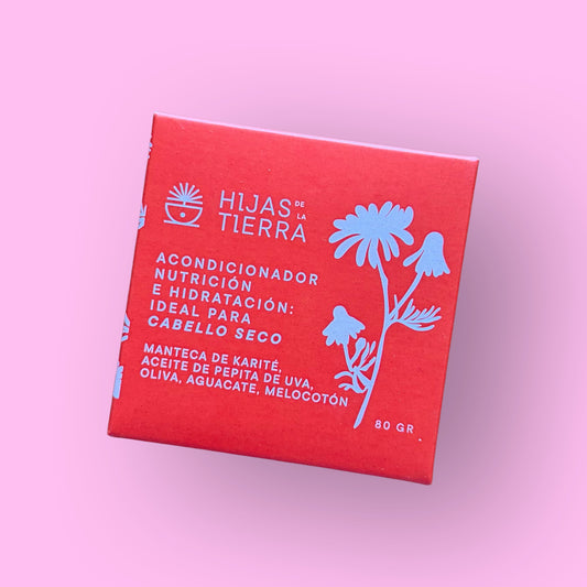 Acondicionador Nutrición e Hidratación Ideal para Cabello Seco Hijas de la Tierra 80 gr.