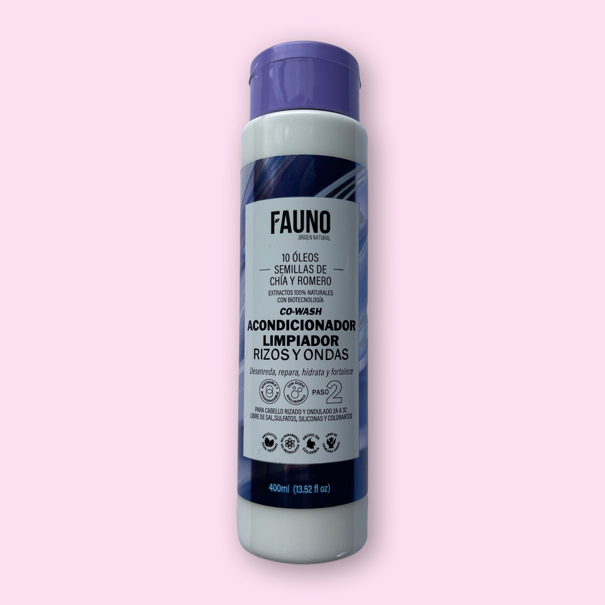 Acondicionador Rizos y Ondas Fauno 400 ml.
