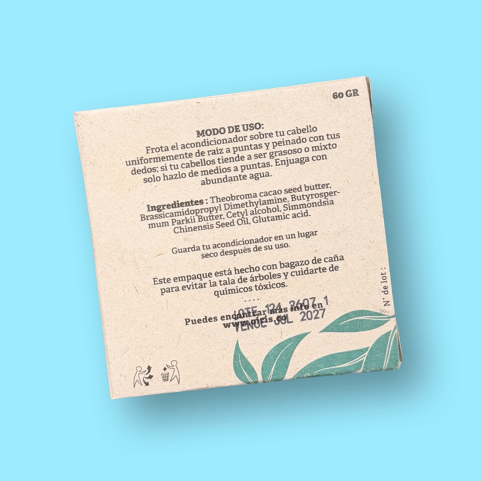 Acondicionador Sólido Oiris 70 gr.